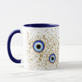 Mug oeil malfaisant entouré d'or (Gauche)