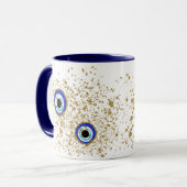 Mug oeil malfaisant entouré d'or (Devant gauche)