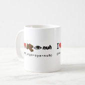 Mug Oeil Nuh de fondant (Devant gauche)