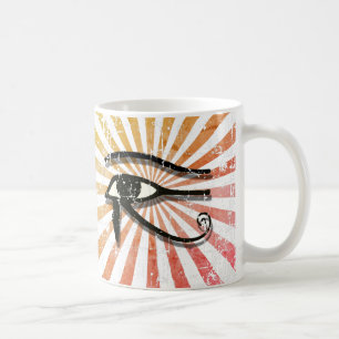 Mug Oeil Perdu De Horus Symbole Égyptien Retro Soleil