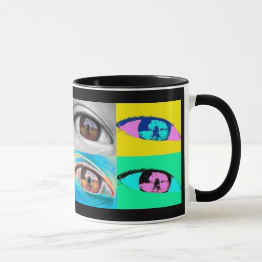 Mug oeil photos et pop'art style (Droite)
