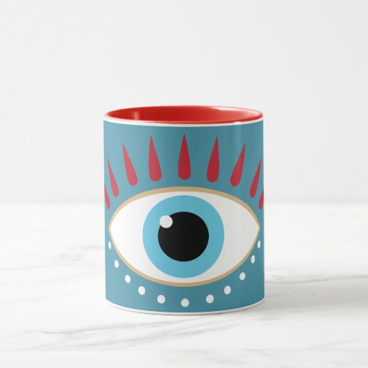 Mug Oeil rouge grec (Centre)