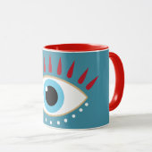 Mug Oeil rouge grec (Devant droit)