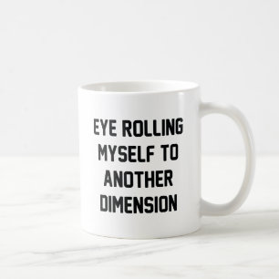 Mug Oeil Se Roulant Vers Une Autre Dimension