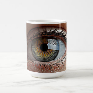 Mug Œil surréaliste en porcelaine 