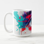 Mug Œil surréaliste vif (Gauche)