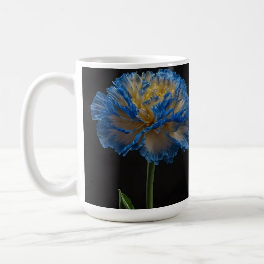 Mug Œillet Bleu Et Jaune,  (Gauche)