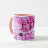 Mug Œillets roses La Vie en Rose (Devant gauche)