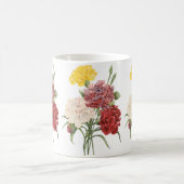 Mug Oeillets vintages Dianthus Garden Flowers Redoute (Centre)