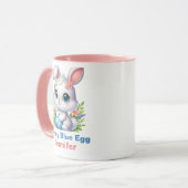 Mug Œuf Bleu de Lapin (Devant gauche)