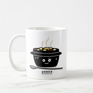 Mug Oeuf chaud de tofu à ragoût de jjigae doux épicés