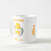 Mug Oeuf Cute Personnalisable Art original dessiné à l (Devant gauche)