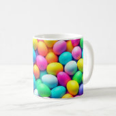 Mug Oeuf de Pâques aux couleurs vives/Printemps (Devant droit)
