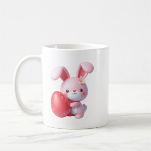 Mug Oeuf de retenue de lapin de Pâques 3D
