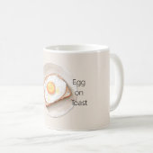 Mug Œuf sur toast (Devant droit)