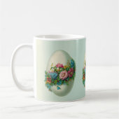 Mug Oeuf victorien de fleur de Pâques ! (Gauche)