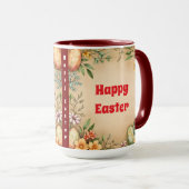 Mug Oeufs Collection Vintage de Pâques (Devant droit)