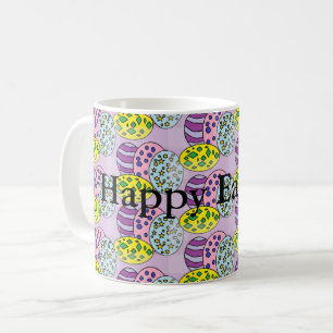 Mug Oeufs colorés à motifs Pâques