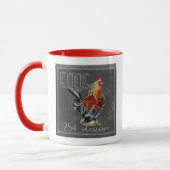 Mug Oeufs De Coq Sur Paie (Gauche)