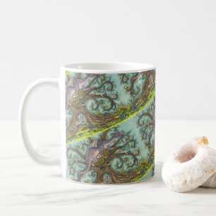 MUG OEUFS DE DRAGON, NEST, CHEVEUX MÉDIÉVAL, ART DE FO