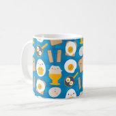 Mug Oeufs de Kawaii pour le petit déjeuner (Devant gauche)