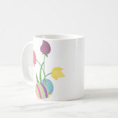 Mug Oeufs de Pâques aux fleurs de printemps (Devant gauche)