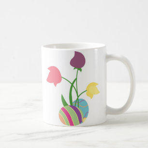 Mug Oeufs de Pâques aux fleurs de printemps