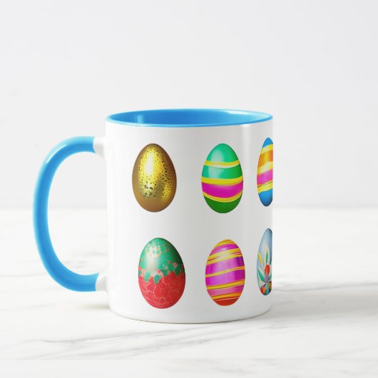 Mug Oeufs de Pâques colorés (Gauche)