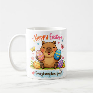 Mug Œufs de Pâques de capybara mignons