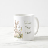 Mug Œufs de Pâques de lapins (Devant droit)