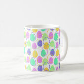 Mug Oeufs de Pâques et contours (Devant droit)
