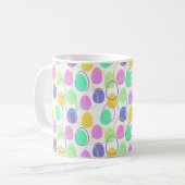 Mug Oeufs de Pâques et contours (Devant gauche)