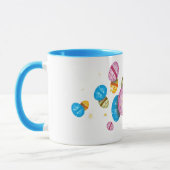 Mug oeufs de Pâques et fleurs d'oies (Gauche)