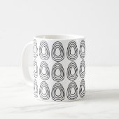 Mug Oeufs de Pâques Géométrique Joyeux Pâques (Devant gauche)