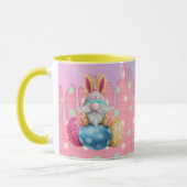 Mug Oeufs de Pâques Gnome Polkadot Lecteurs de glace (Gauche)