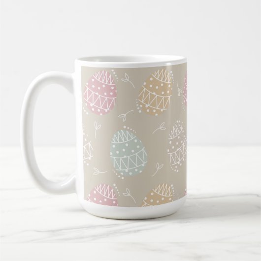 Mug Oeufs de Pâques Pastel mignons (Gauche)