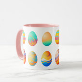 Mug Oeufs de Pâques Pastel Swirl (Devant gauche)