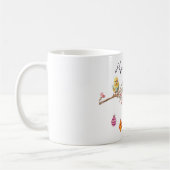 Mug Oeufs de Pâques sur la branche de floraison Joyeux (Gauche)