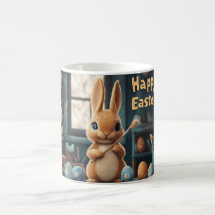 Mug Oeufs de peinture de lapin de Pâques mignons : Art