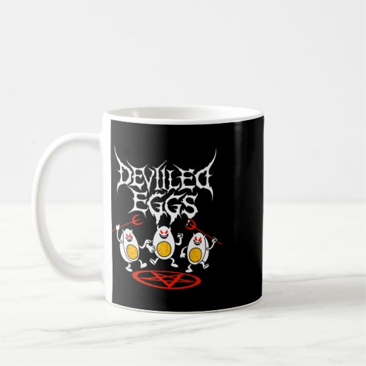Mug OEufs dévoyés Metal Drôle Cartoon OEufs dévoyés Da (Gauche)