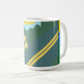 Mug Œufs drôles traversant la route (Devant droit)