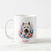 Mug Oeufs et fleurs de l'Ouest de Pâques - (Gauche)