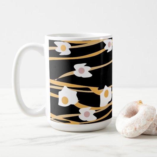 Mug Oeufs et nouilles Dîner Motif (Avec donut)