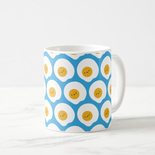 Mug Oeufs frits Kawaii (Devant droit)