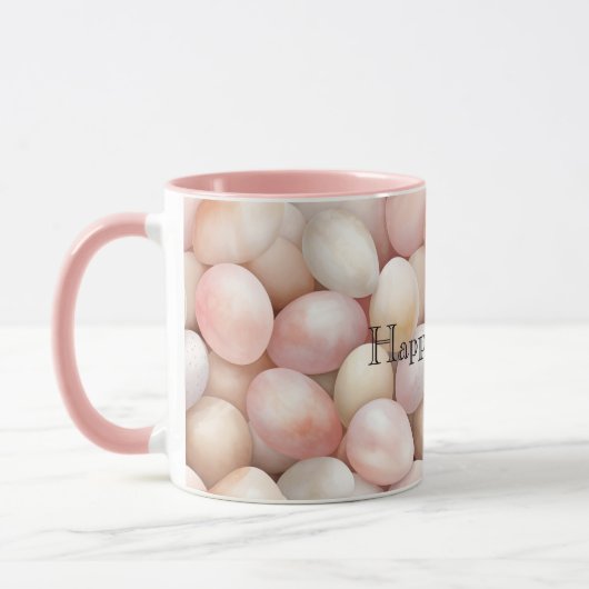 Mug Œufs roses pêche de Pâques (Gauche)