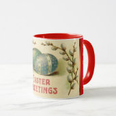 Mug Oeufs vintages Fêtes de Pâques (Devant droit)