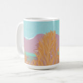 Mug Oeuvre contemporaine originale "Le Lac" (Devant gauche)