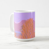 Mug Oeuvre contemporaine originale "Le Lac" (Devant gauche)