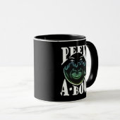 Mug Oeuvre couleur néon - Peekabo (Devant droit)