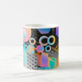 Mug OEuvre d'art abstraite dynamique et fantaisiste gé (Centre)